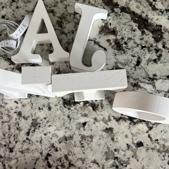 Brand new hobby lobby white block letters - Picture 3 of 4